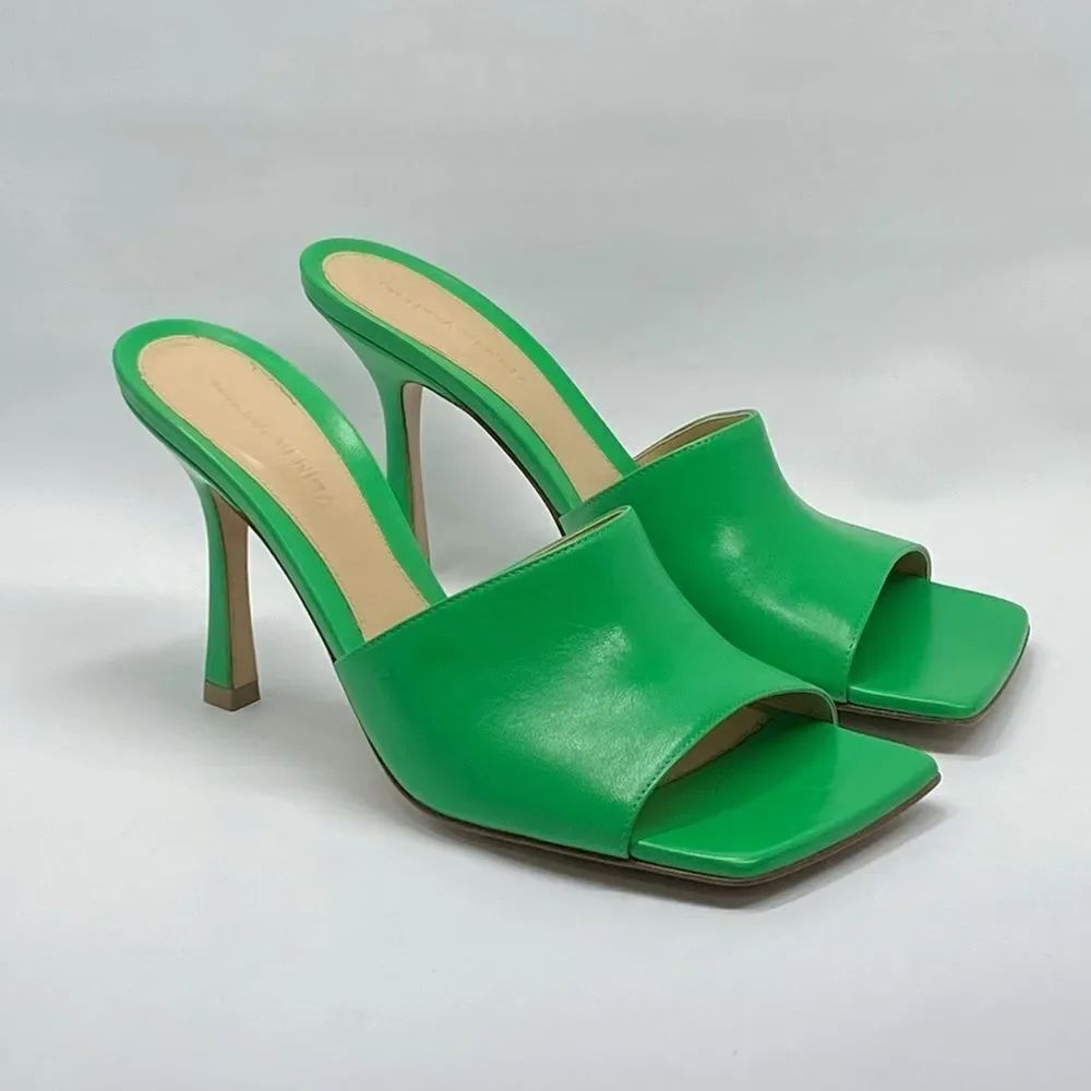 Bottega Veneta Stretch Leather Mules size 37.5